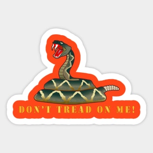 USA - Dont Tread on Me Only Sticker